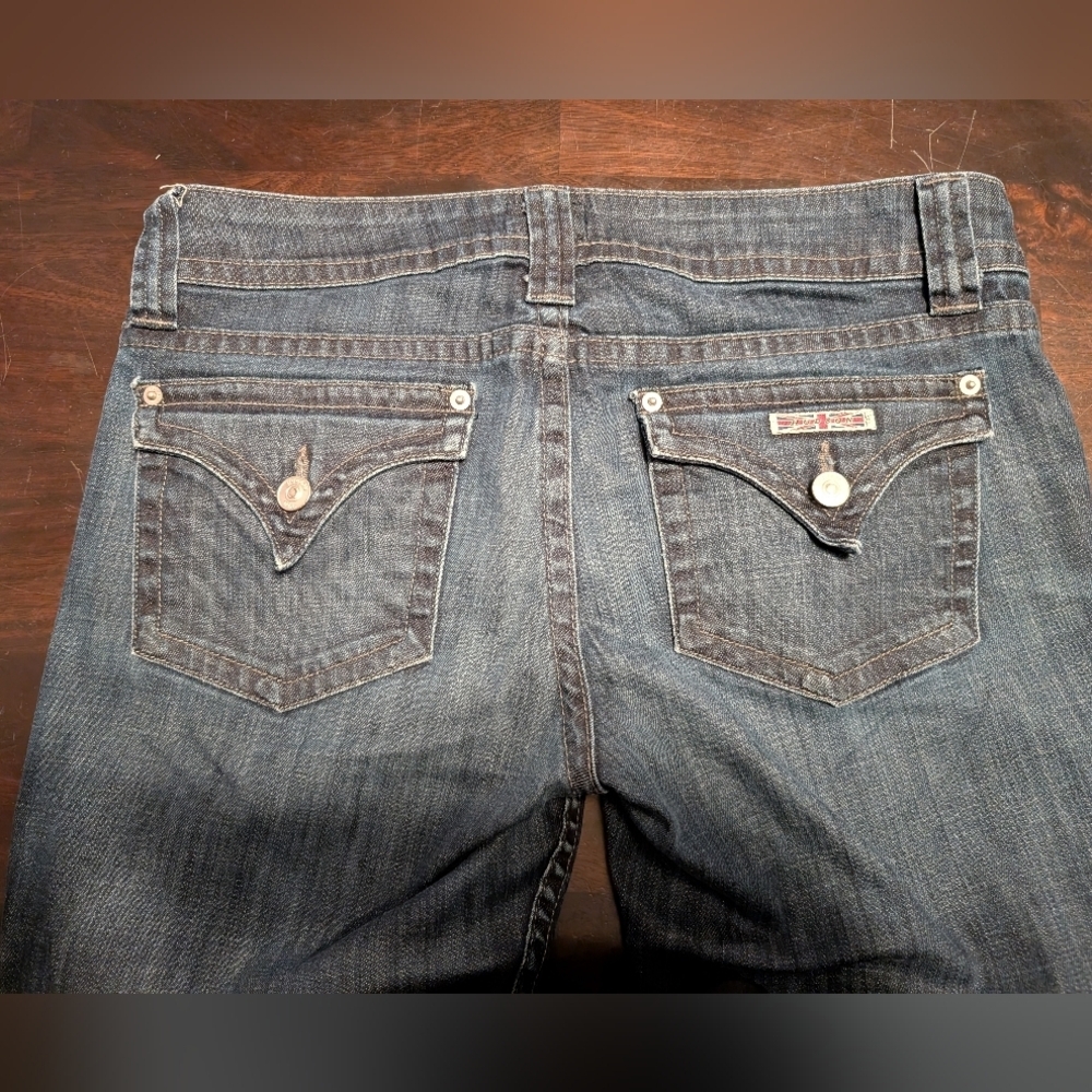 Hudson Signature Petite Boot Cut Jeans, Dark Wash, Women's 30. - Picture 8 of 8